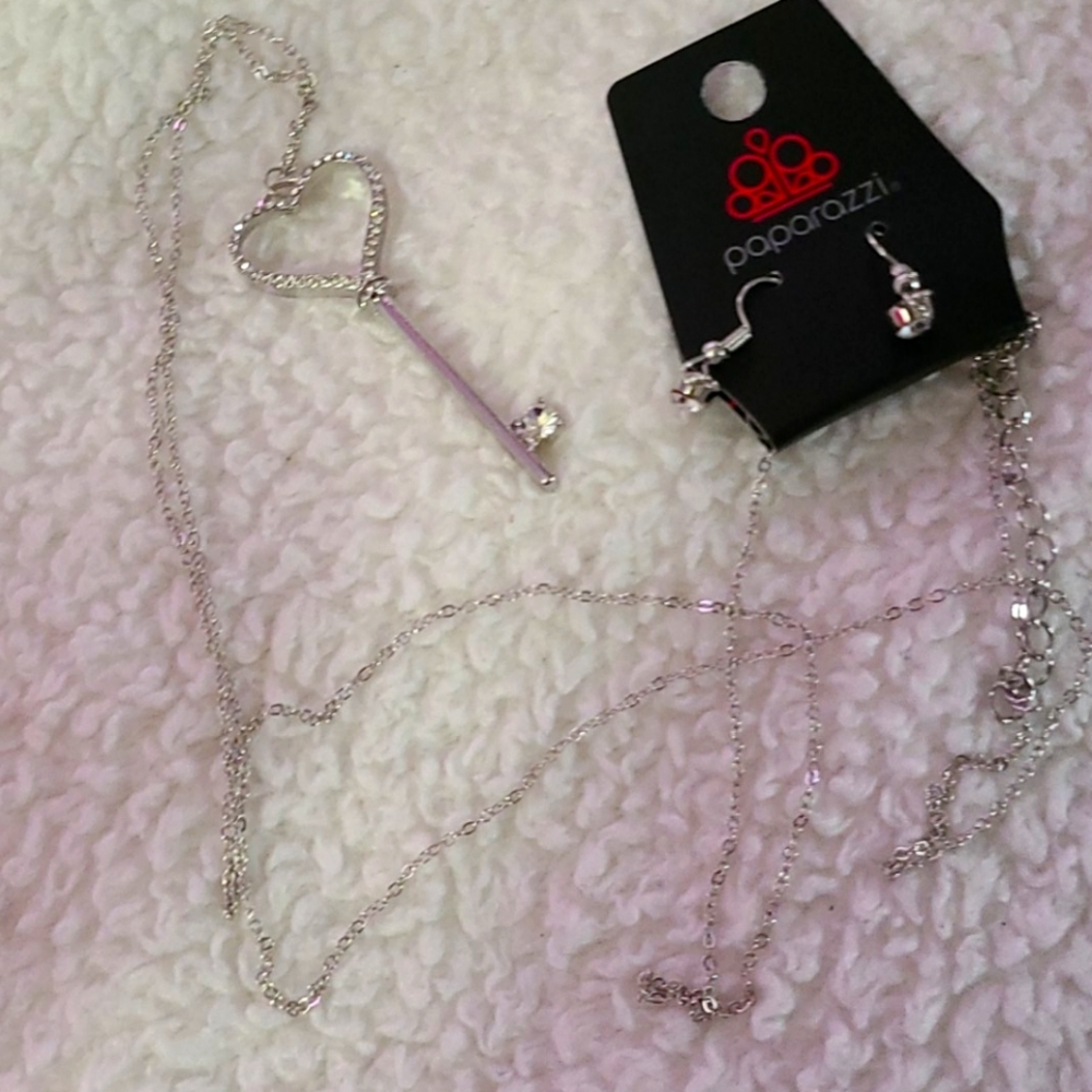 Necklace and earrings